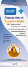 Капли для лечения ушей у животных Отидез форте 21век