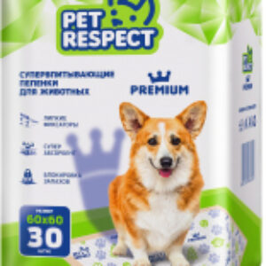 Одноразовая пеленка для животных Premium 60x60 21век