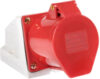 Розетка силовая PROxima 114 3Р+РЕ 16А 380В IP44 / PS-114-16-380 21век