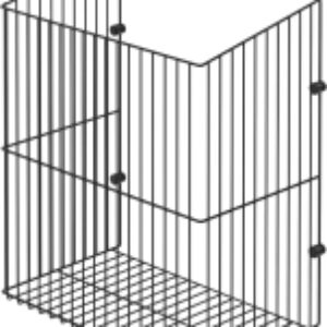 Корзина для белья откидная S-8013-A 21век