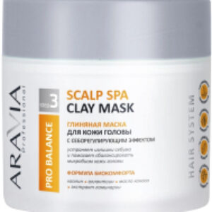 Маска для волос Scalp Spa Clay Mask Глиняная с себорегулирующим эффектом 21век