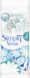 Набор бритвенных станков Simply Venus 2 одноразовые для женщин 21век