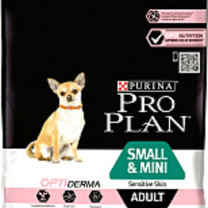 Сухой корм для собак Small & Mini Adult Sensitive Skin с лососем и рисом 21век