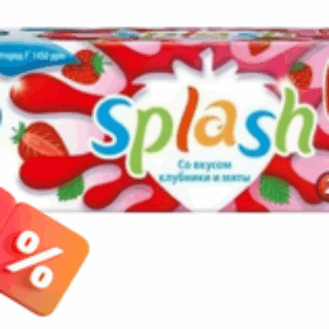 Зубная паста Splash Со вкусом клубники и мяты 21век