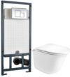Унитаз подвесной с инсталляцией Telbach 004 GL-WT + Marberg 507 SE 21век
