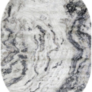 Коврик Victoria HL796-GREY-ANTRASIT-OVAL 21век