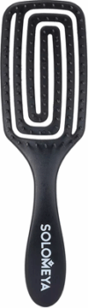 Расческа Wet Detangler Mini Brush Rectangular Dark Chocolate / 14-2115 21век