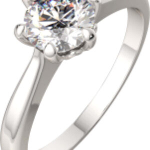 Кольцо помолвочное из серебра 0210376 21век