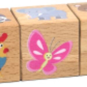 Развивающая игра Кубики на оси. Живая природа / 02959 21век