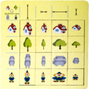 Развивающая игрушка Классификатор. Ширина и высота / Л029-ANT 21век