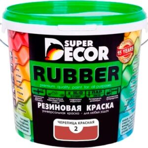 Краска Резиновая №02 Черепица красная 21век