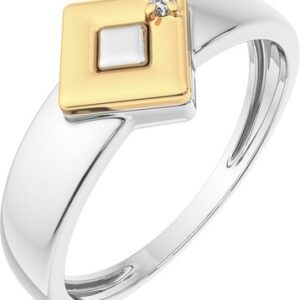 Кольцо из комбинированного серебра 02D0002.G14K 21век