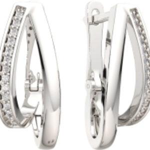 Серьги из серебра 03101033.ZZ 21век