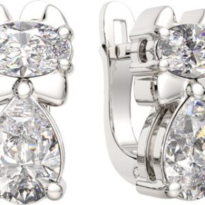 Серьги из серебра 03101340 21век