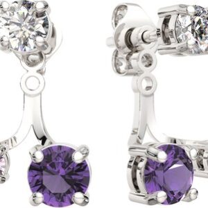 Серьги из серебра 0310555 21век