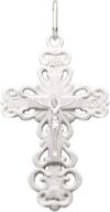 Крестик из серебра 0430196.REL 21век