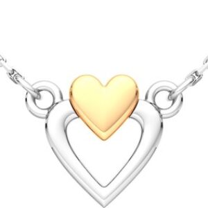 Колье из комбинированного серебра 0540022.G14K 21век