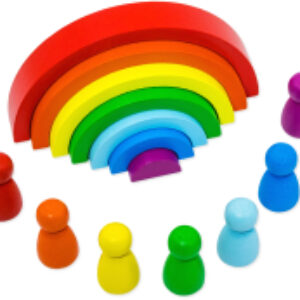 Развивающий игровой набор Пирамидка. Радуга / ПСТ07 21век