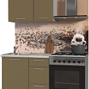 Кухонный гарнитур Мила Пластик 0.9 А 21век