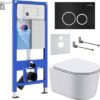 Унитаз подвесной с инсталляцией StounFix Dual Fresh 911522 21век