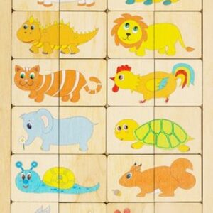 Развивающая игра Веселые половинки / 00725 21век