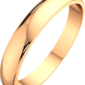 Кольцо обручальное из розового золота 103004-9K 21век