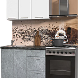 Кухонный гарнитур Мила Пластик 1.0 А 21век