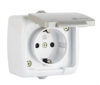 Розетка Мурманск-1 16А IP54 с защитными шторками и крышкой / EFR16-029-3 21век