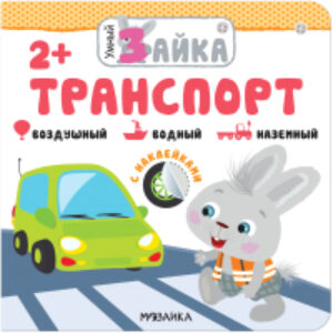 Развивающая книга Умный зайка. Транспорт / МС11712 21век