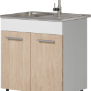 Шкаф под мойку Алиса 12 600 2 двери со вставкой 21век