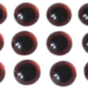 Набор глазок декоративных Круглый зрачок. Стекло 12мм 21век