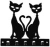Ключница настенная №12 Коты друзья 21век