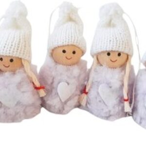 Набор елочных игрушек Девочка с сердечком 12A-002 21век