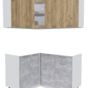 Кухонный гарнитур Мила 12x14 без столешницы 21век