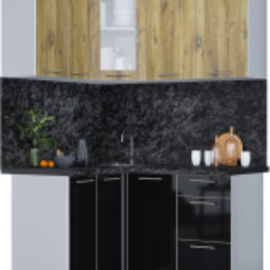 Кухонный гарнитур Мила Пластик 1.2x1.4 21век