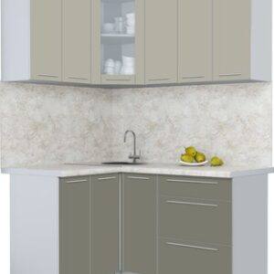 Кухонный гарнитур Мила Пластик 1.2x1.5 21век