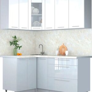 Кухонный гарнитур Мила Пластик 1.2x1.7 21век