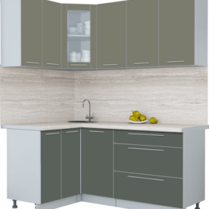 Кухонный гарнитур Мила Пластик 1.2x1.8 21век