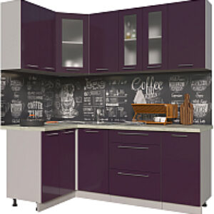 Кухонный гарнитур Мила Пластик 1.2x2.0 21век
