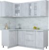 Кухонный гарнитур Мила Пластик 1.2x2.0 21век