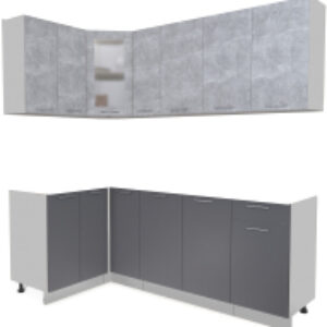 Кухонный гарнитур Мила 12x21 без столешницы 21век