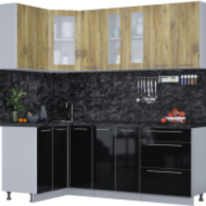 Кухонный гарнитур Мила Пластик 1.2x2.1 21век