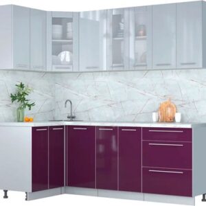 Кухонный гарнитур Мила Пластик 1.2x2.2 21век