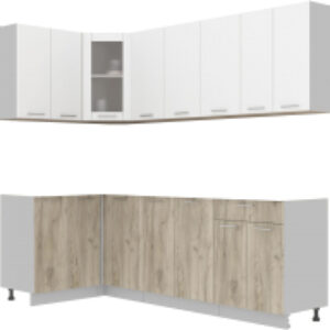 Кухонный гарнитур Мила 12x24 без столешницы 21век