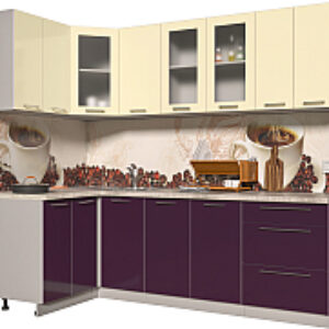 Кухонный гарнитур Мила Пластик 1.2x2.4 21век