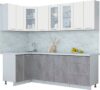Кухонный гарнитур Мила Пластик 1.2x2.4 21век