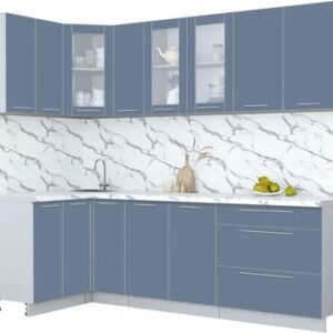 Кухонный гарнитур Мила Пластик 1.2x2.5 21век