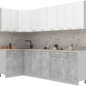 Кухонный гарнитур Мила Лайт 1.2x2.7 21век