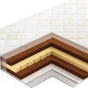 Наматрасник ортопедический Кокос Микс 130x195 21век