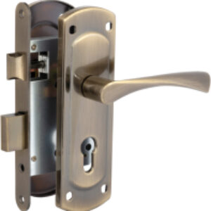 Замок врезной 1423 АВ С ручкой 21век